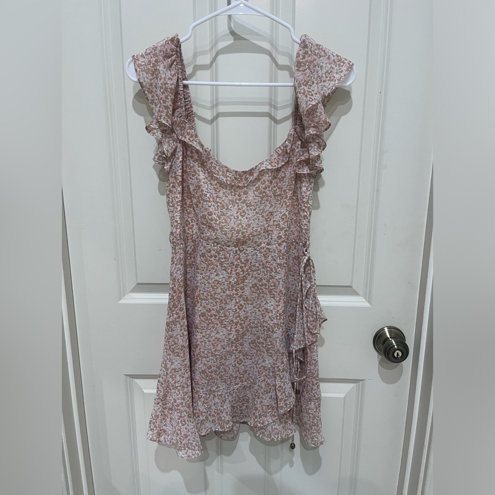 Size small ruffle mini dress